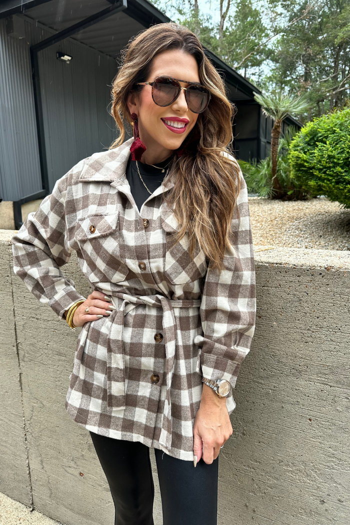 Maple Plaid Shacket