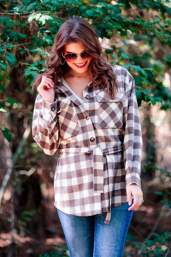 Maple Plaid Shacket