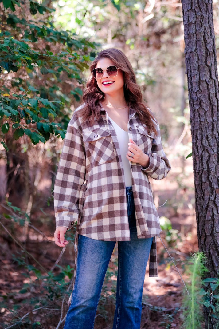 Maple Plaid Shacket