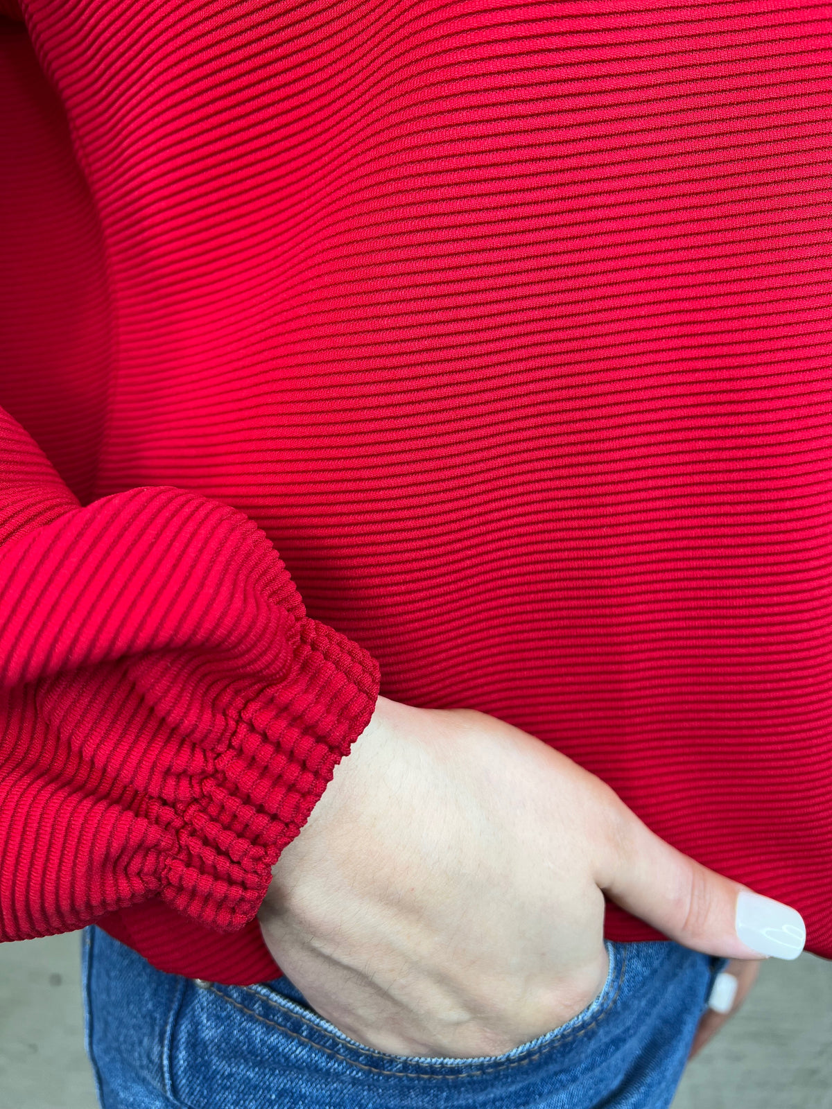 Levi Ribbed Quarter Zip Pullover