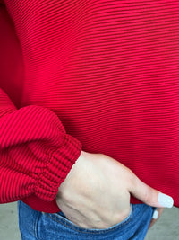 Levi Ribbed Quarter Zip Pullover