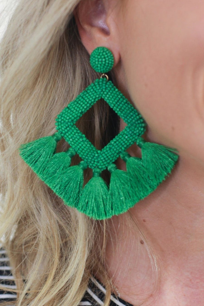 Ellie Fringe Drop Earrings