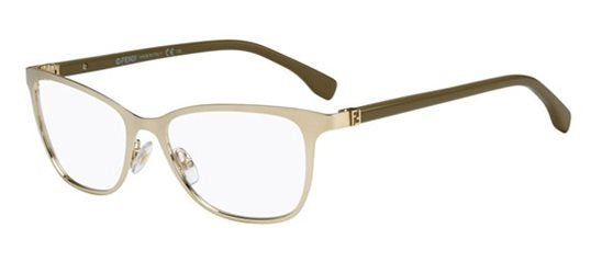 Fendi FF 0011 eyeglasses, Gold