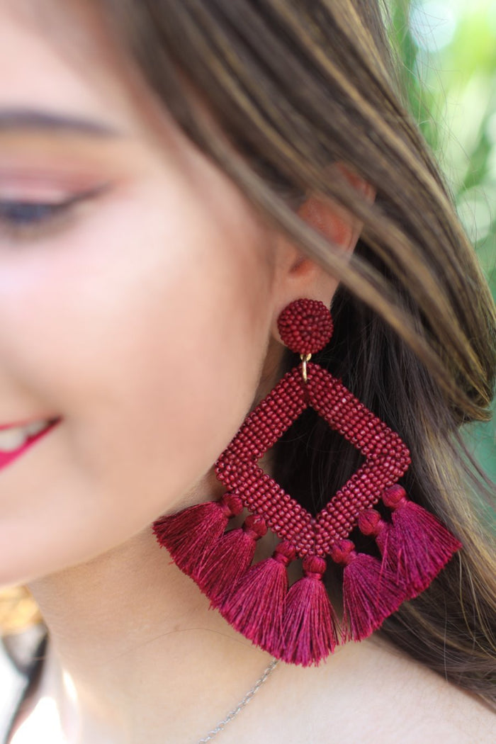 Ellie Fringe Drop Earrings