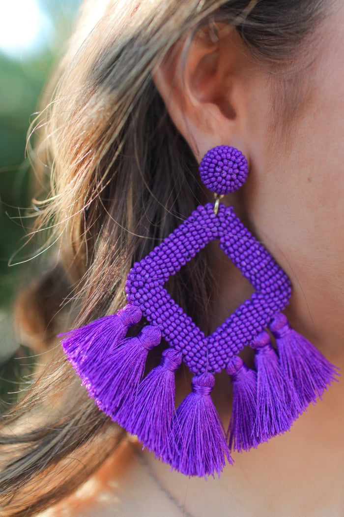 Ellie Fringe Drop Earrings