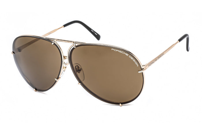 Porsche PO8478 sunglasses (Gold frame with 2 sets of lenses)